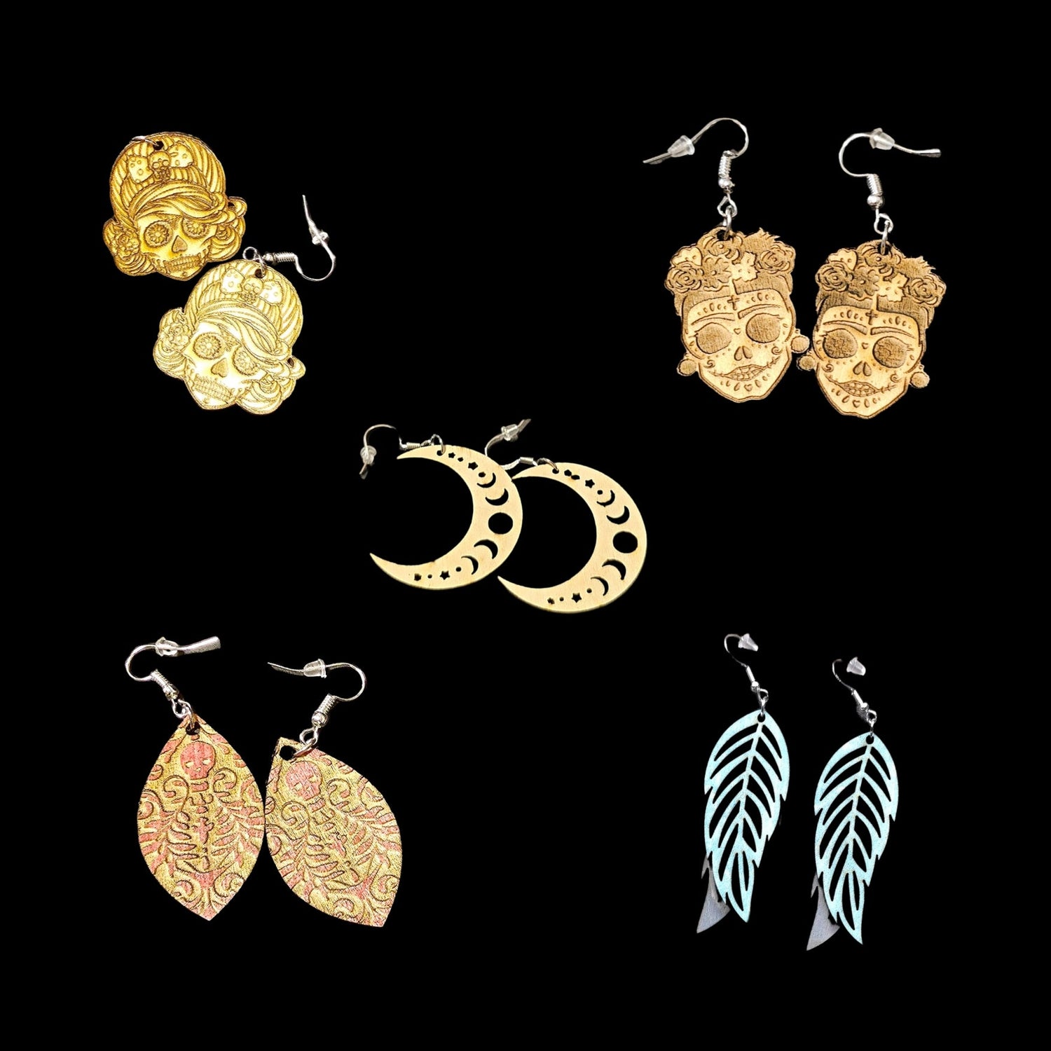 Wood Earrings