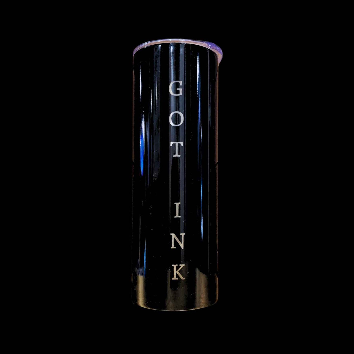 Black Tattoo Artist Tarot Card Tumbler