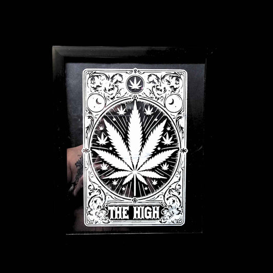 The High Tarot Card Etched Glass